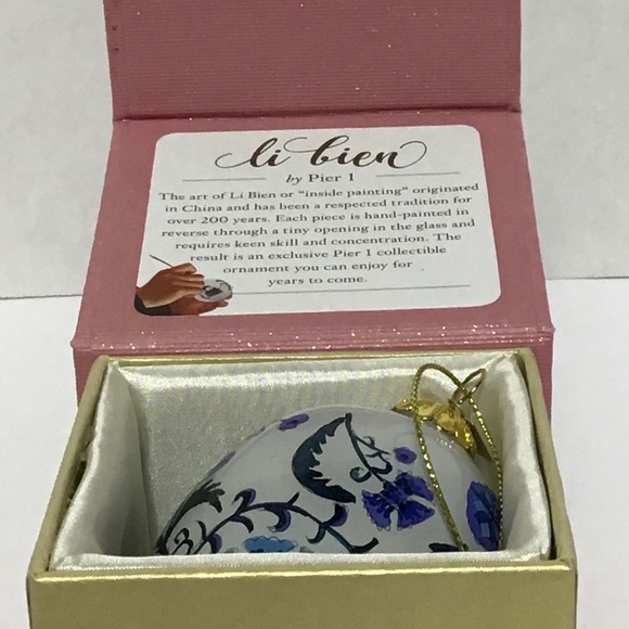 Li Bien Blue Floral Egg - Picture 8 of 8